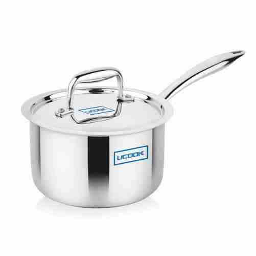 United SS Tri-Ply Sauce pan with Lid