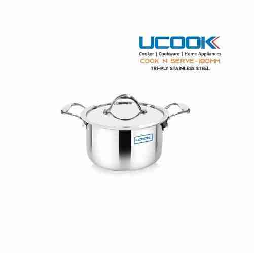 UCOOK SS Tri-Ply Cook and Serve