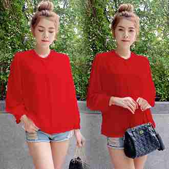 New Arrivals Women Chiffon Tops - Casual Fashion