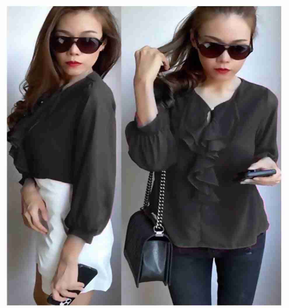 Stylish Tunic Chiffon Tops For Ladies