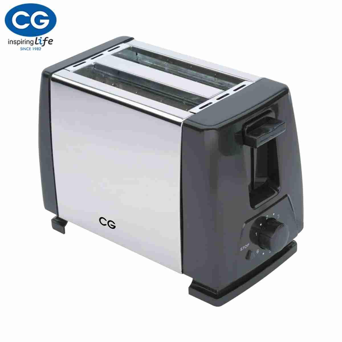 CG 2 Slice Stainless Steel Toaster - CGTT201