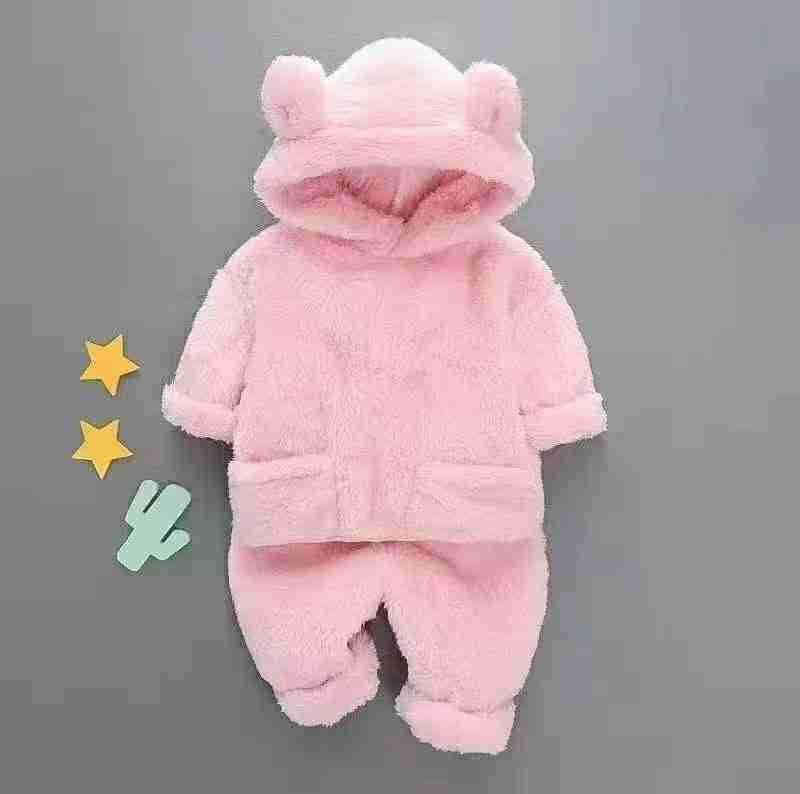 Fur Hoodie Set for For Baby(1-4 years)