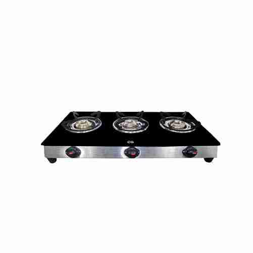 CG 3 Burner Glasstop Gas Stove - CGGSTAFS
