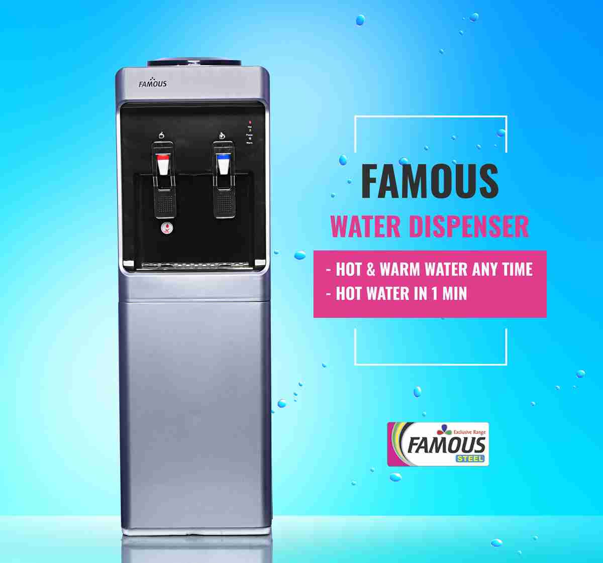 Famous Electric Water Dispenser (Standing W40)