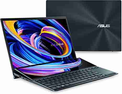 Asus ZenBook Duo UX482 (14 inch FHD IPS + 12 inch ScreenPad Plus, Intel i7-1165G7, MX450, 16GB RAM, 1TB SSD)