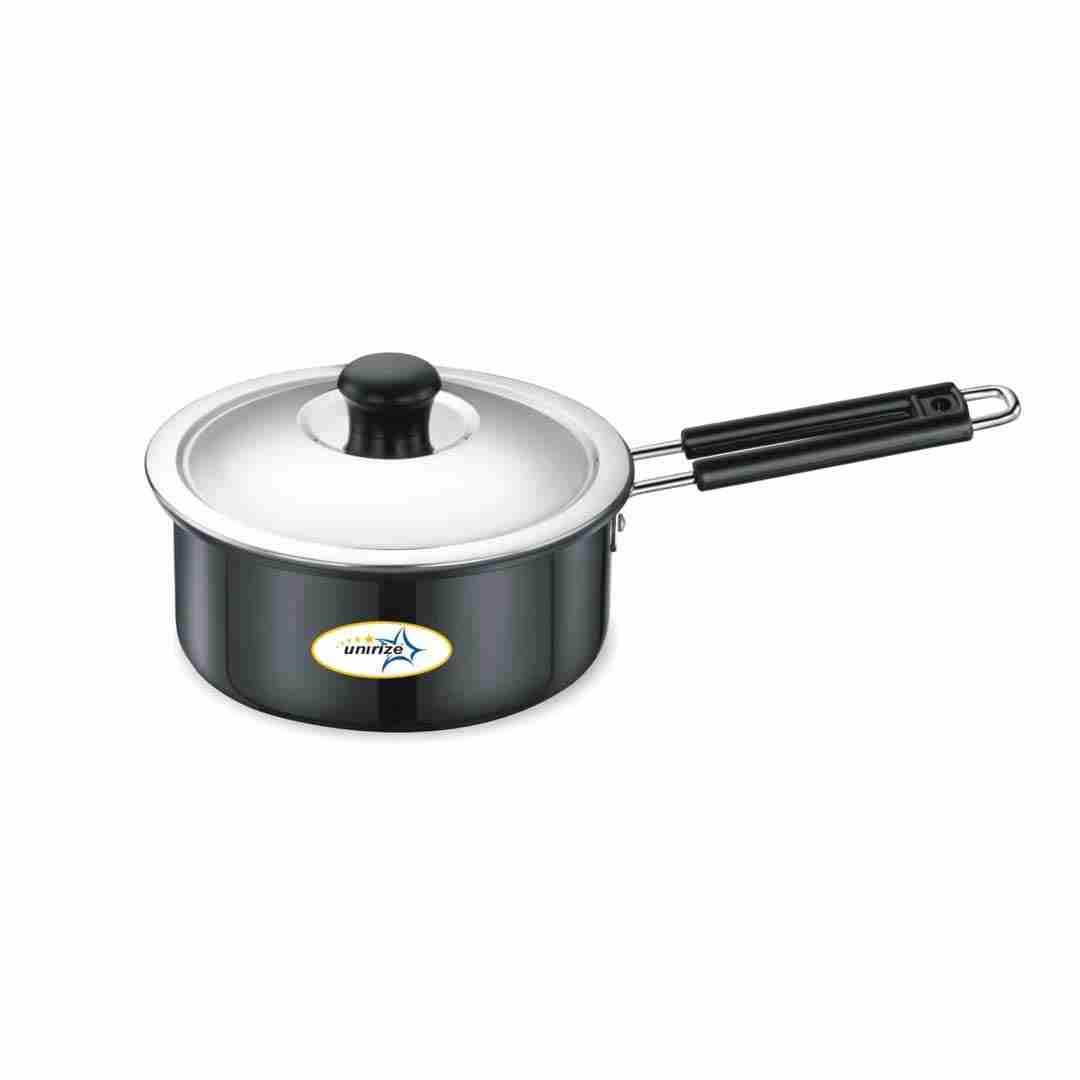 Unirize Polish Fry Pan With  Stainless  Steel  Lid