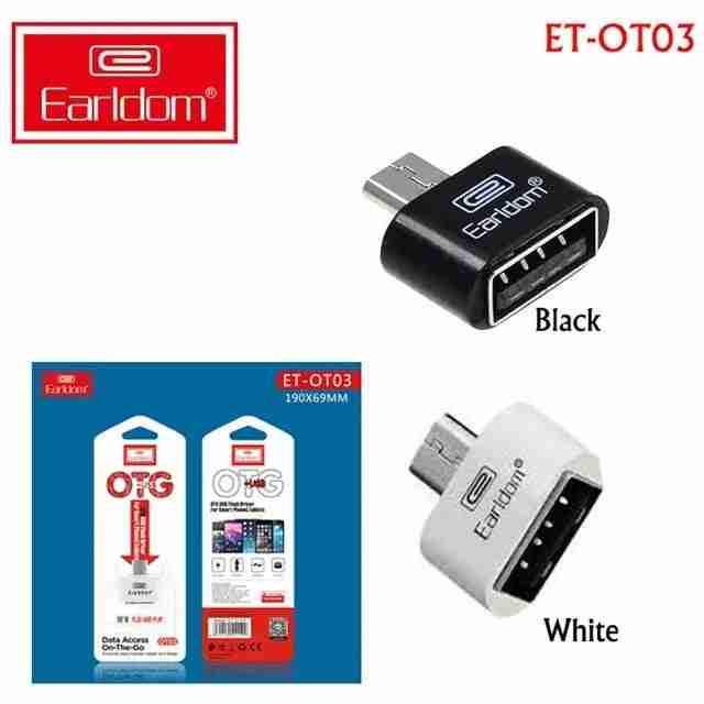 Earldom (ET-OT03) OTG Adapter, Micro To USB