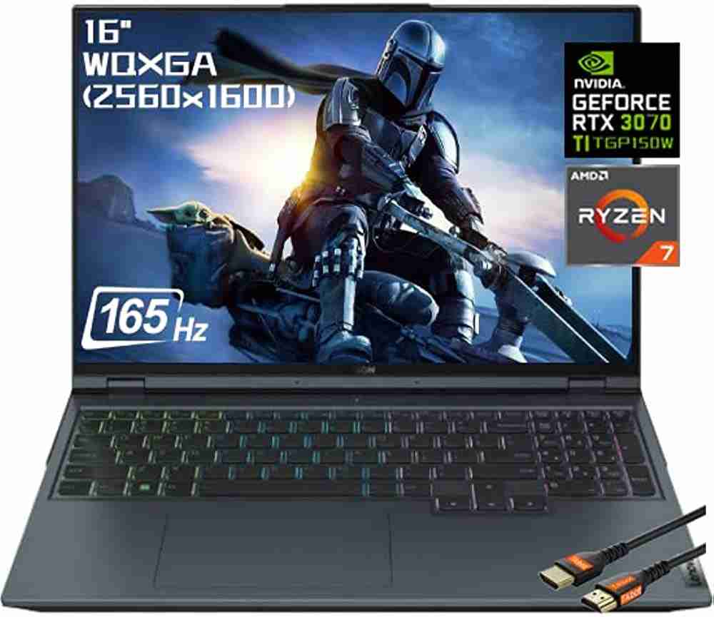 Lenovo Legion 5  Pro2022 (16''WQXGA 165Hz, Ryzen 7 6800H, RTX 3060,16GB RAM, 512GB SSD)