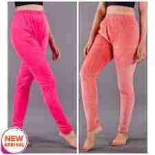 Combo Of 2 Winter Soft Velvet Fleece Leggings Sweatpants For Women By Arushi