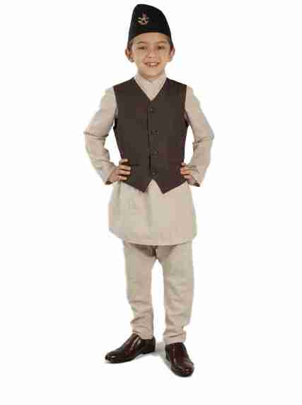 National Nepali Formal Dress Dhaka Daura Suruwal For Kids/Boys By Arushi