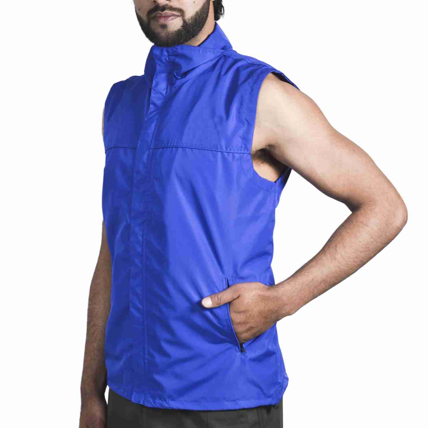 Waterproof and Windproof Jackets For Men Windcheater Half Jacket By Arushi