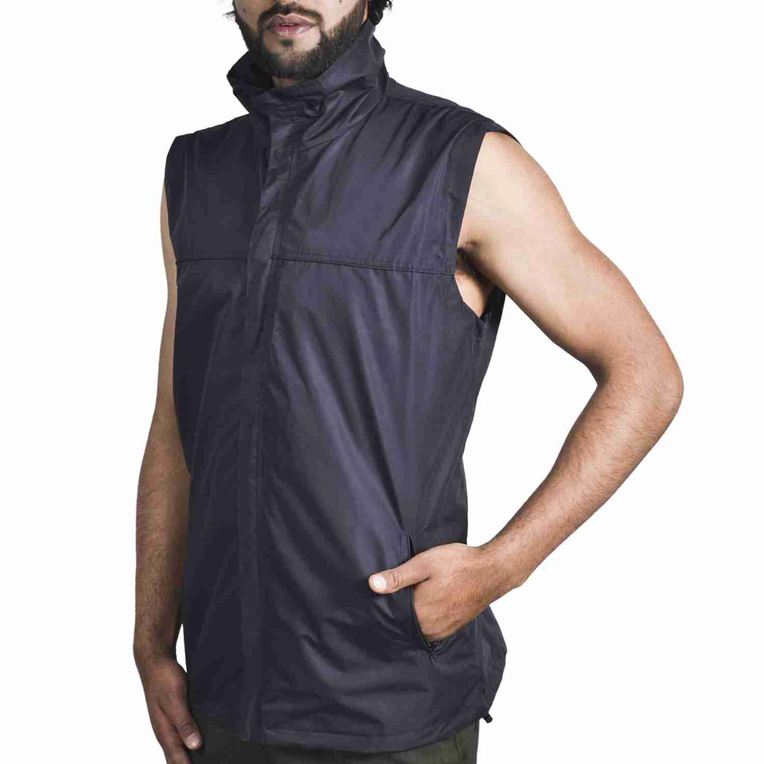 Waterproof and Windproof Jackets For Men Windcheater Half Jacket By Arushi