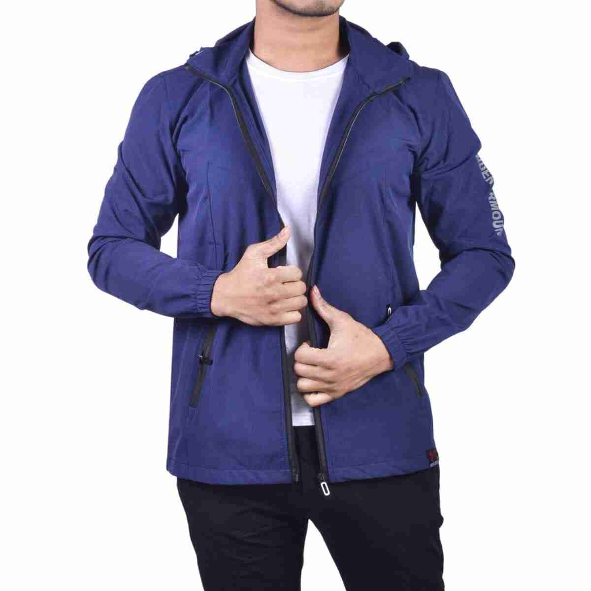 2022 Solid Fashion Stylish Light Weight Wind Cheater Dust Proof Wind Proof Jacket For Men By Arushi