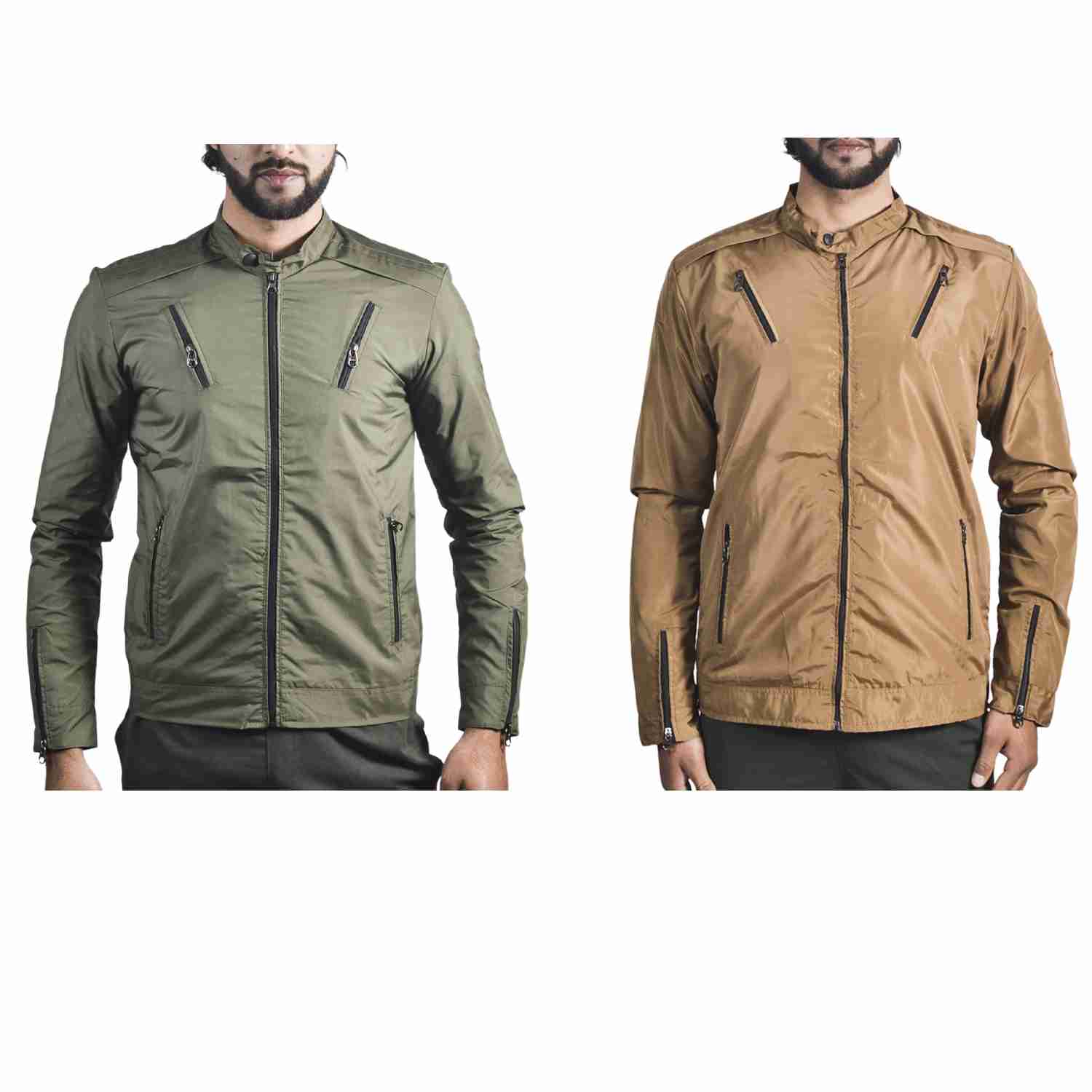 Set Of 2 Waterproof and Windproof Jackets For Men Windcheater Jacket By Arushi