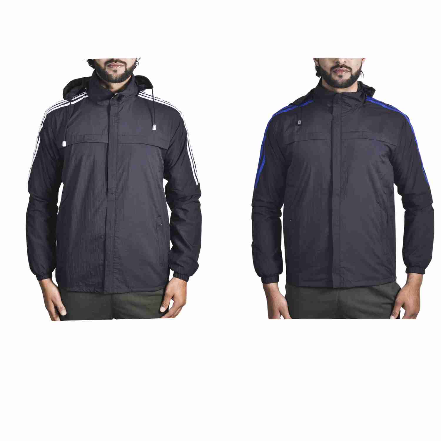 Set Of 2 Waterproof and Windproof Jackets For Men Windcheater Jacket By Arushi