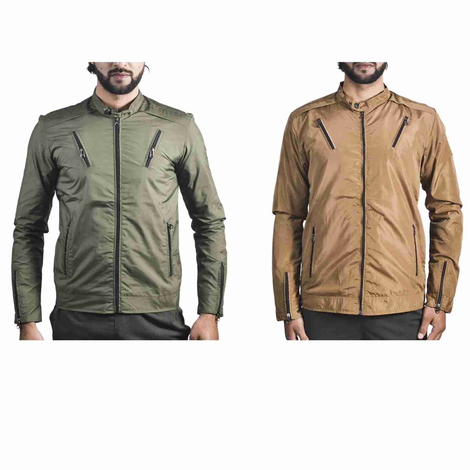 Set Of 2 Waterproof and Windproof Jackets For Men Windcheater Jacket By Arushi