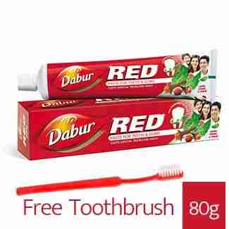 Dabur Red Paste 80g with brush