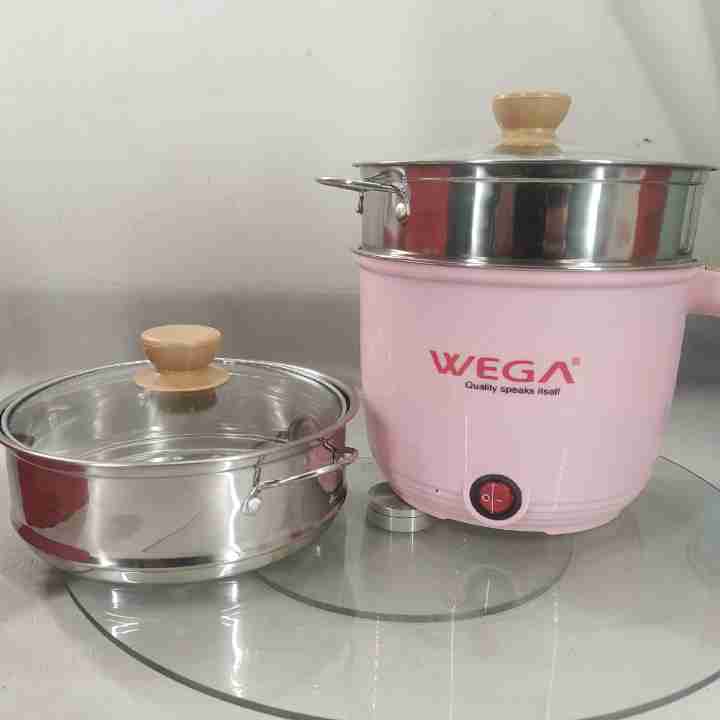 Multi Function Portable Double Layer Electric Mini Momo Cooker / Rice Cooker / Egg Cooker/ Noodle Cooker / Mini Hot Pot
