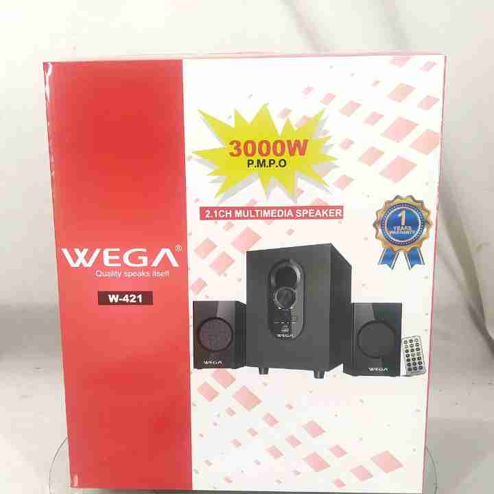 Wega Multimedia USB 2.1 Bluetooth Woofer Speaker