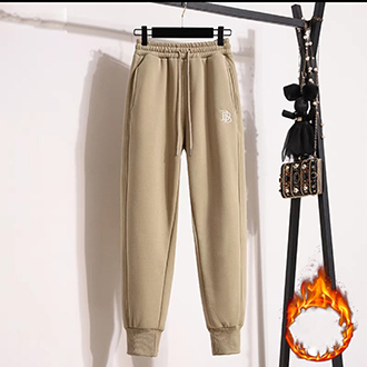 Women Velvet Trouser Joggers