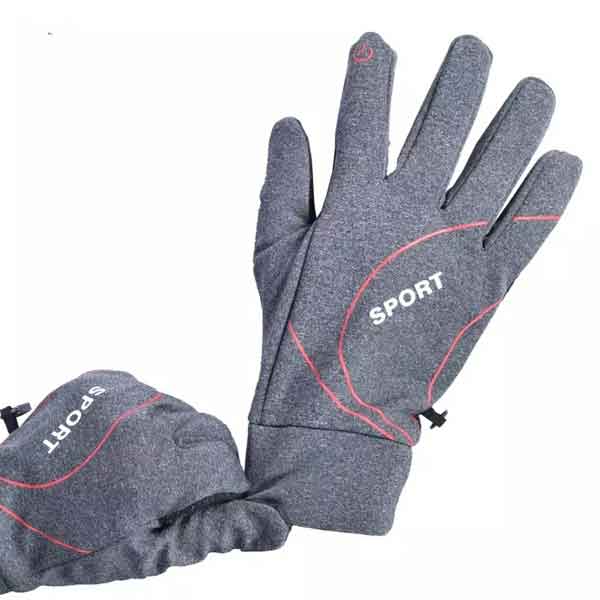 Cycling Sports Gloves For Men Winter Plus Velvet Thickening Non Slip Running Exercise Hiking Touch Screen Gloves
