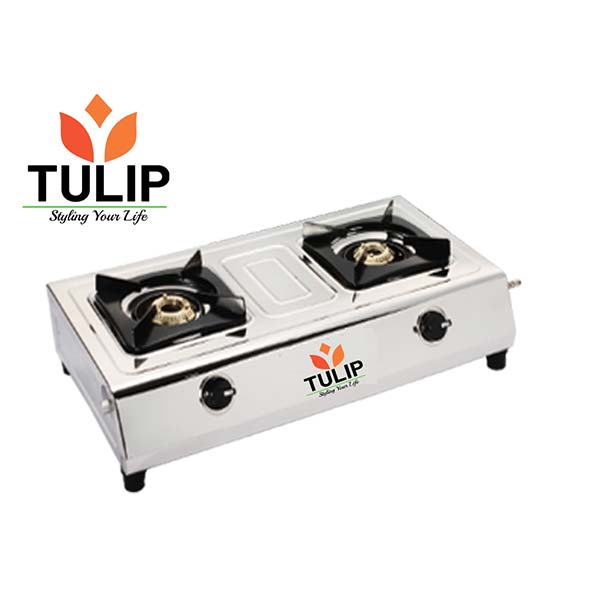 Tulip Gas Stove 2 Burner Medium Body-(OMNI+)