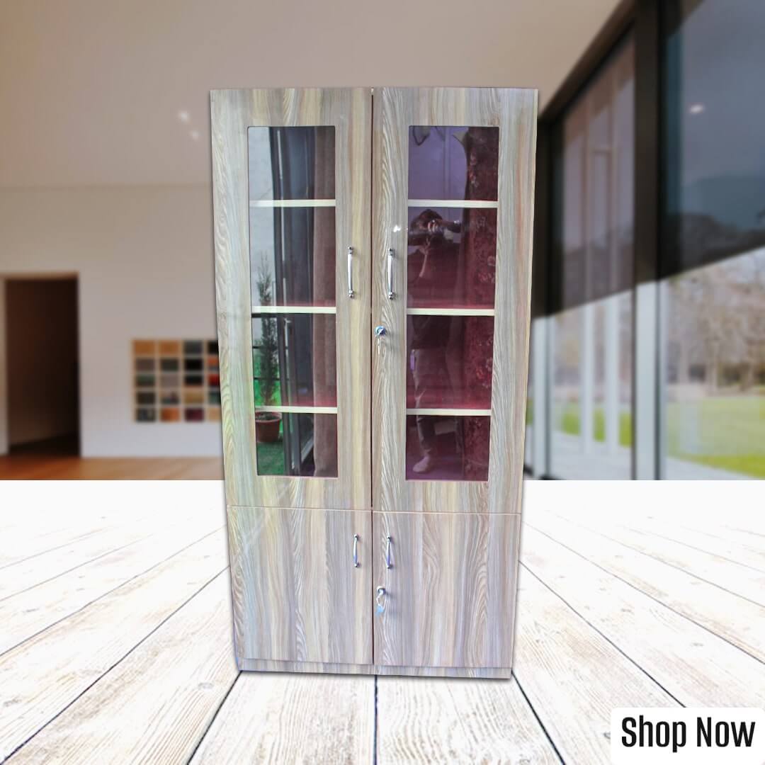 2 Door bookshelf