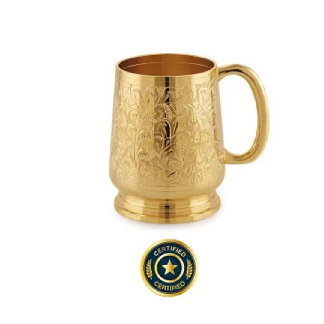 Unirize Gold Plated 24K Beer Mug