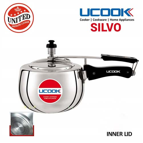 United Silvo Steel Contura Pressure Cooker