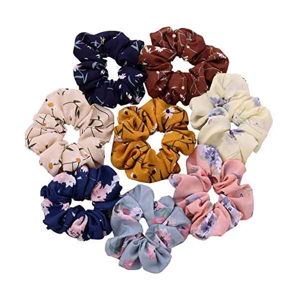 Hairband Scrunches For Women ( Color/Print May vary)