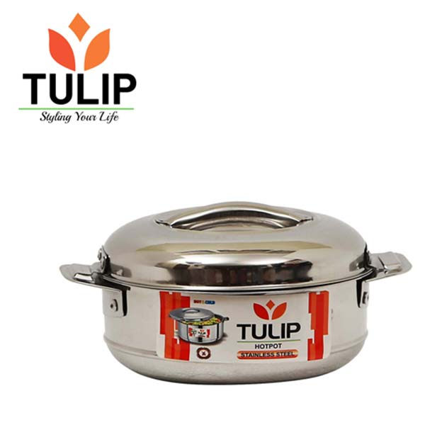 Tulip Aroma Steel Casserole / Hotpot / Hotcase with Lid - 1000ml