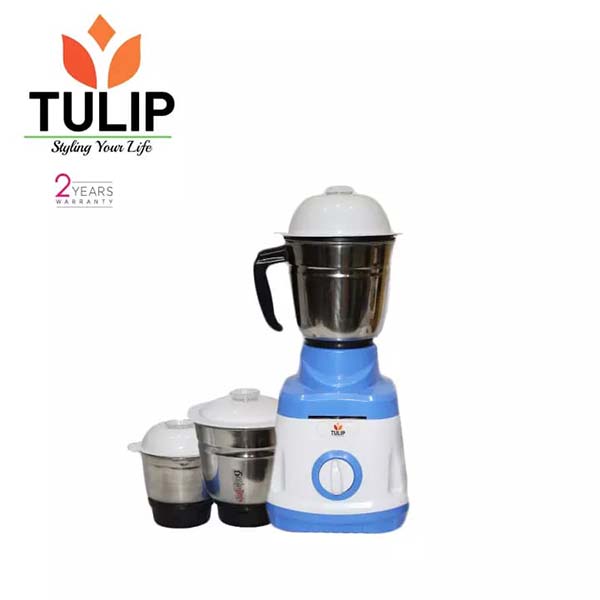 Tulip 550W Mixer Grinder with 3 Stainless Steel Jar- Alexa