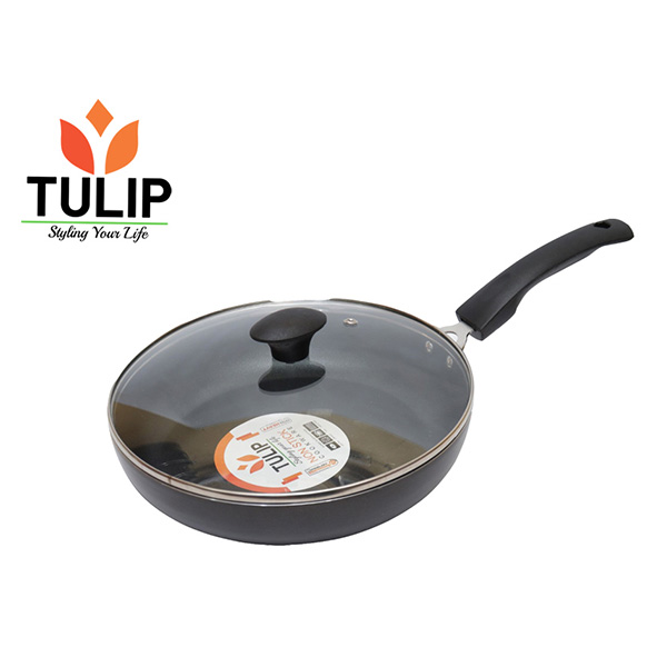 Tulip Induction (NON-Stick) Fry Pan With Lid (22 cm)