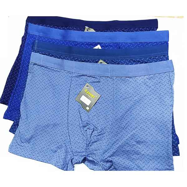 Pack Of 4 Men Boxer Briefs Cotton Underwear (Color May Vary)