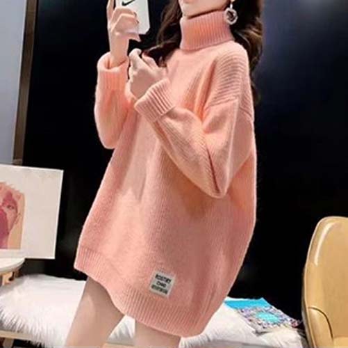 Thick Warm Turtleneck Pullover Sweater