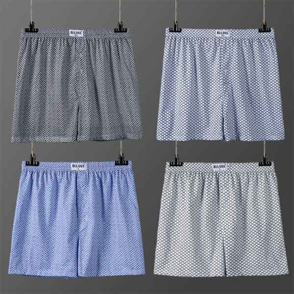 Pack Of 4 Men Breathable Cool Loose Boxer