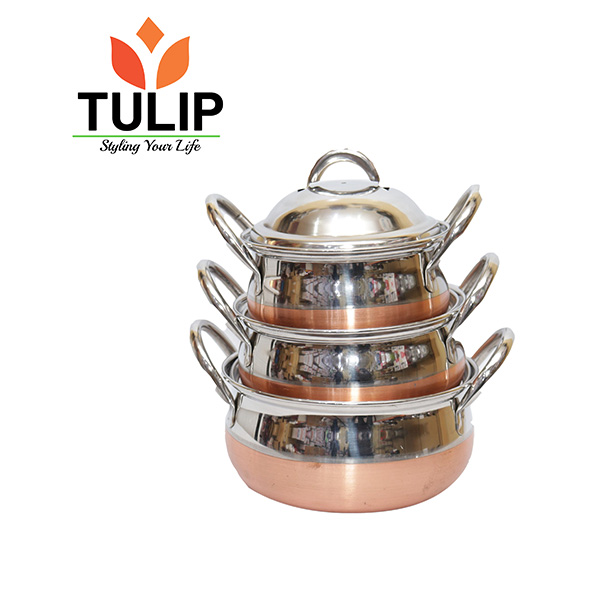 Tulip Punjabi Handi Set ( DELUXE )-3PCS