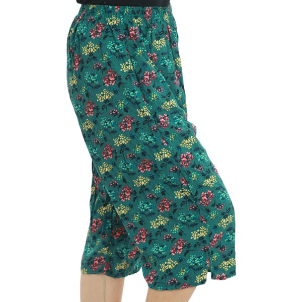 Floral Cotton Designed Shorts For Women (Print May Vary)