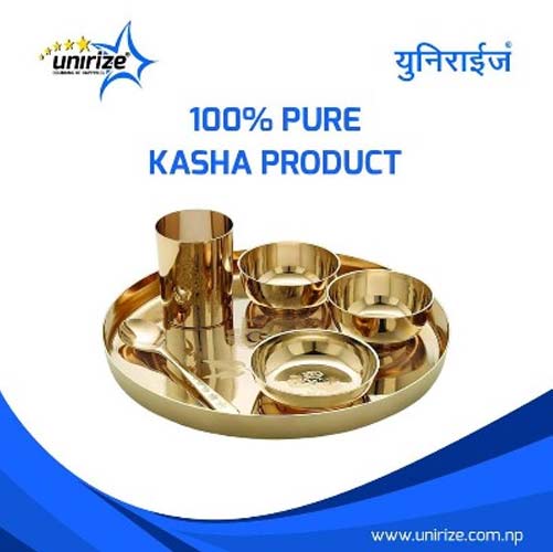 Unirize Kasha Thali Set (100% Pure Kasha with Lab Certificate)