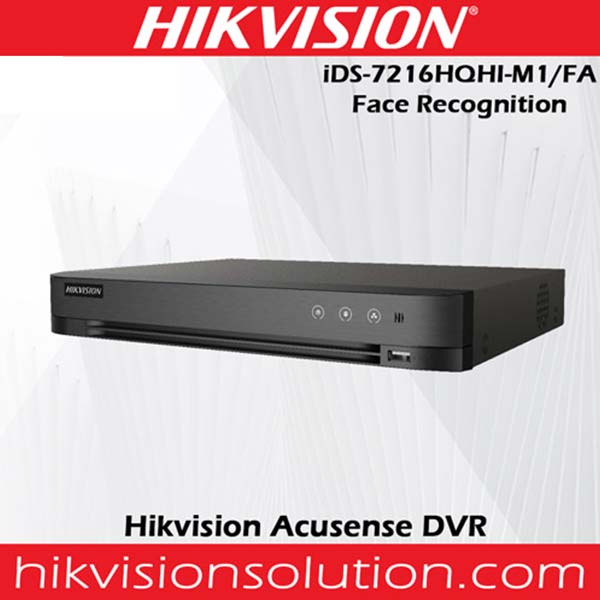 16-CH Turbo HD DVR with AcuSense iDS-7216HQHI-M1/FA (Turbo HD X) 2nd Gen AcuSense 4MP Lite H.265 Pro+